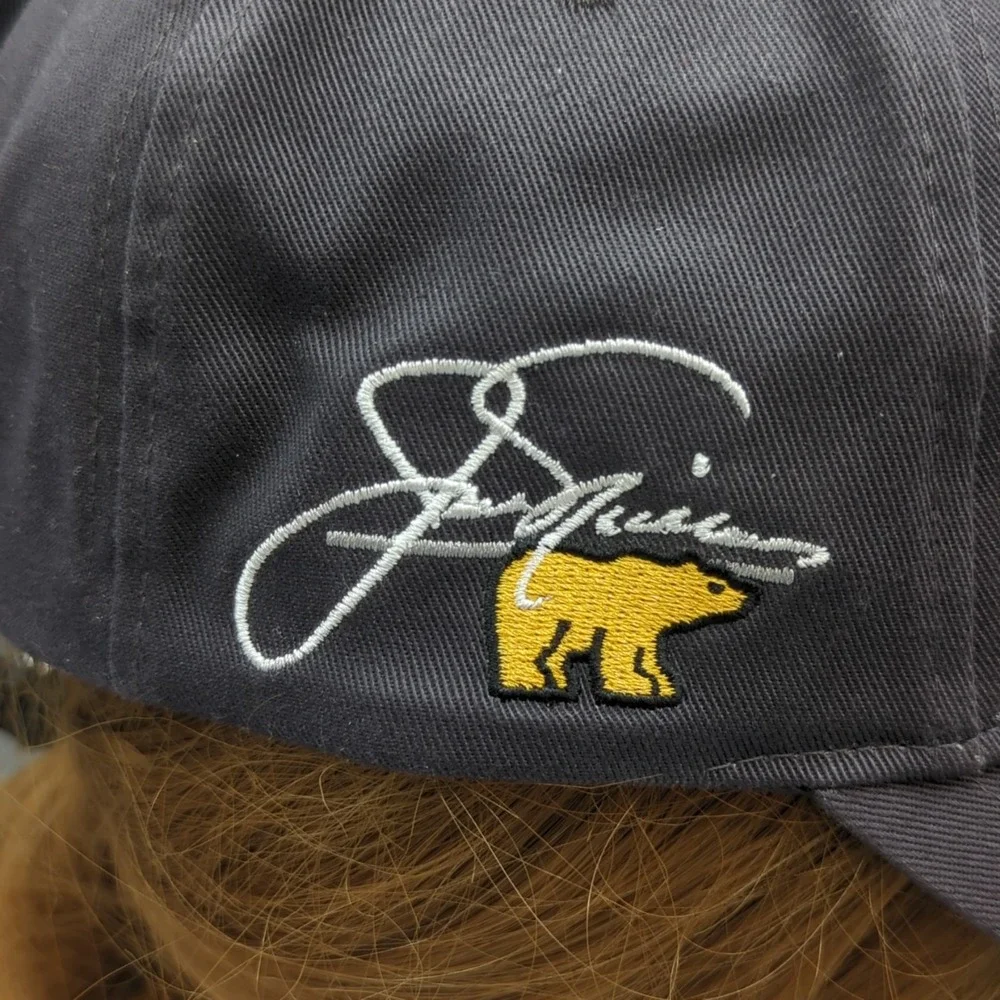 King & Bear Palmer Nicklaus Golf Cap Hat Ahead World Golf Village Gray